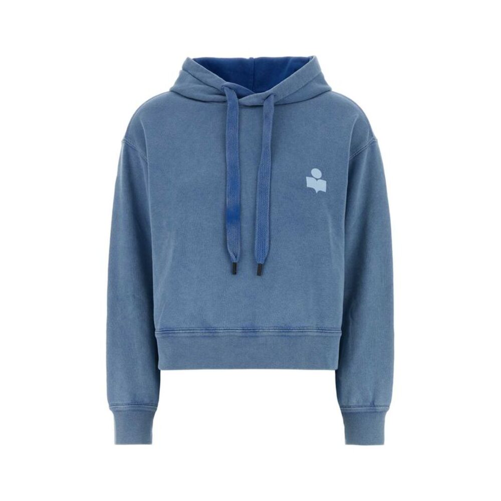 Isabel Marant Etoile Women Air Force Blue Cotton Blend Salmy Sweatshirt